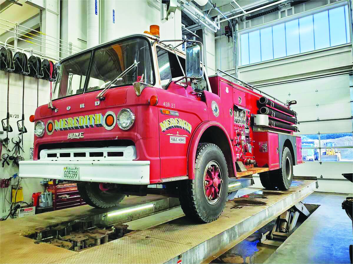 50-year-old Meredith fire truck auctioned for $1,550
